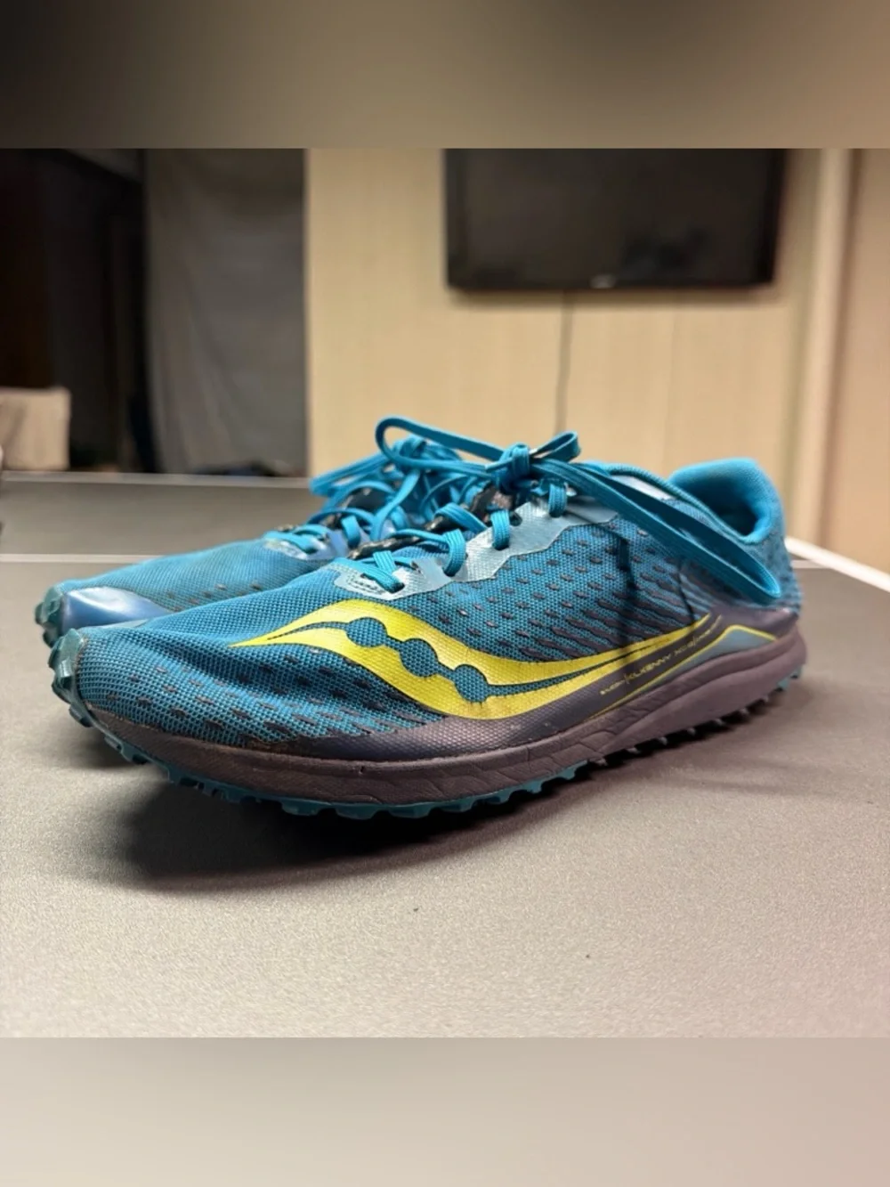 Saucony Kilkenny XC8 Cross Country Mid Distance Track Spikes BLUE 10 Men’s‎